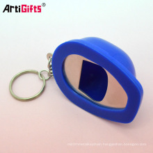 Keychain helmet shape bottle opener fashion opener